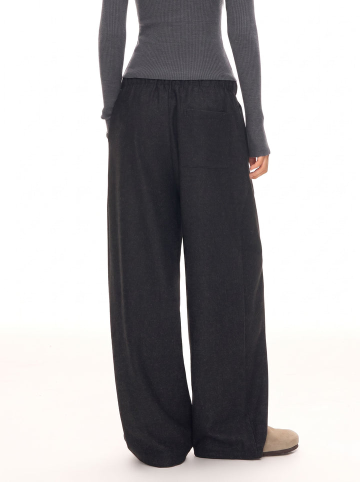 Cozy High Waisted Wide Leg Pants