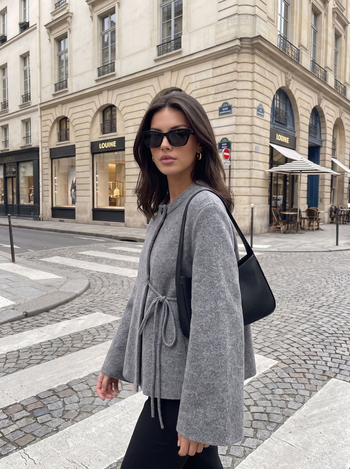 Cozy Tie Waist Knit Cardigan