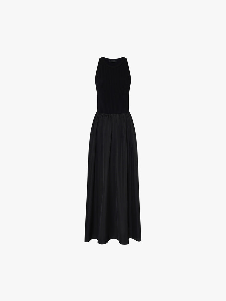 Sleeveless Paneled Tank Dress