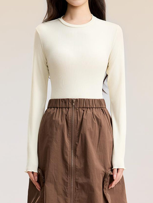 Soft Lightweight Crewneck Pajama Top