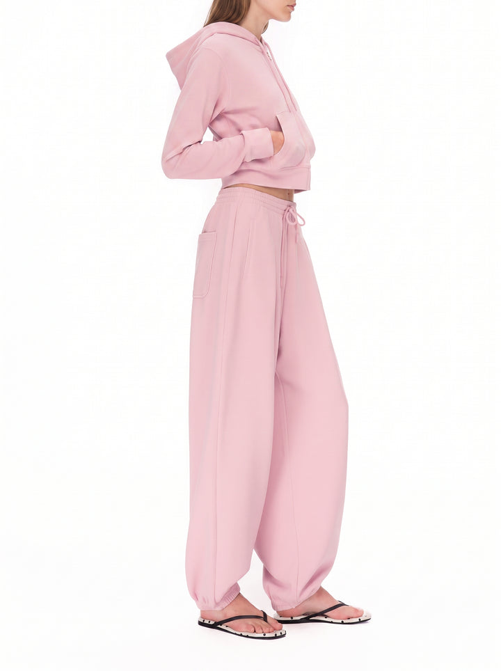 High Waisted Pleated Lounge Pants