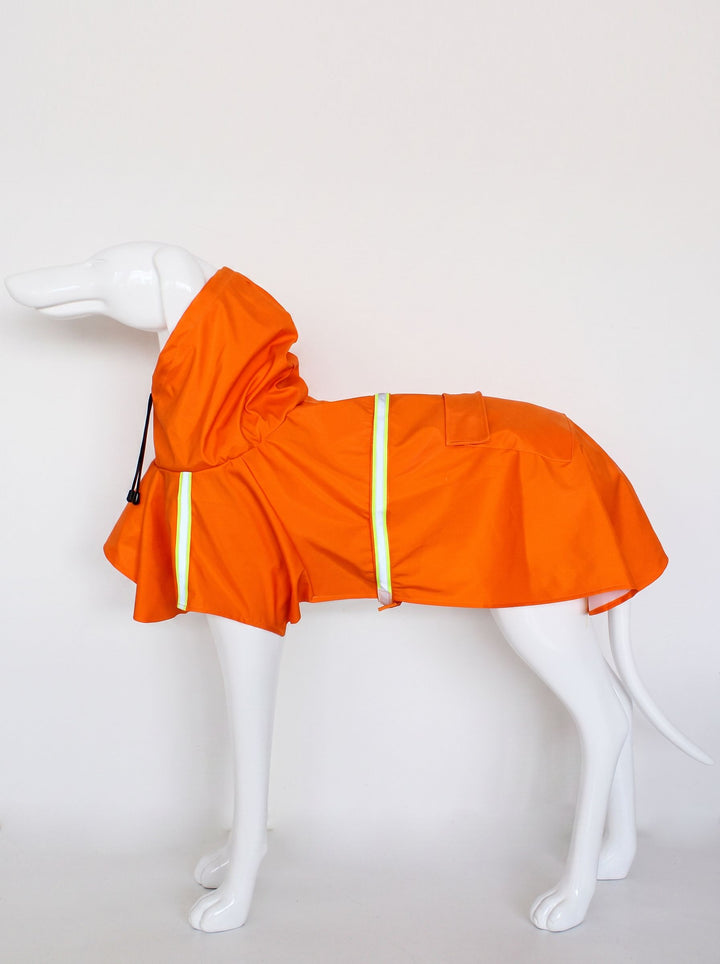 Waterproof Reflective Hooded Dog Raincoat
