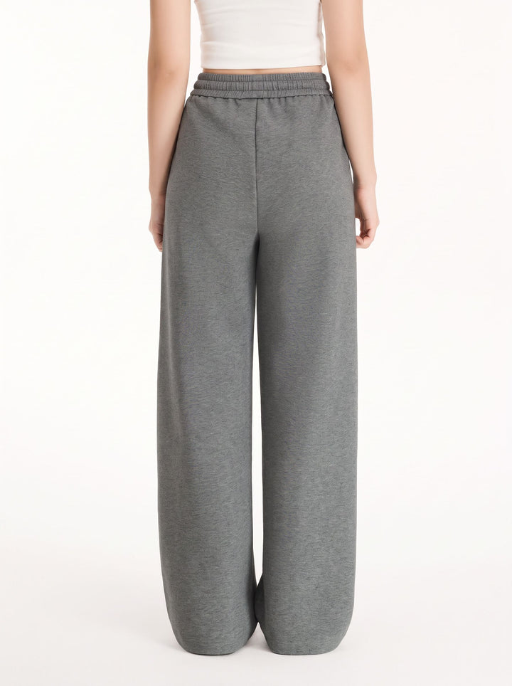 Comfy Drawstring Wide Leg Sweatpants