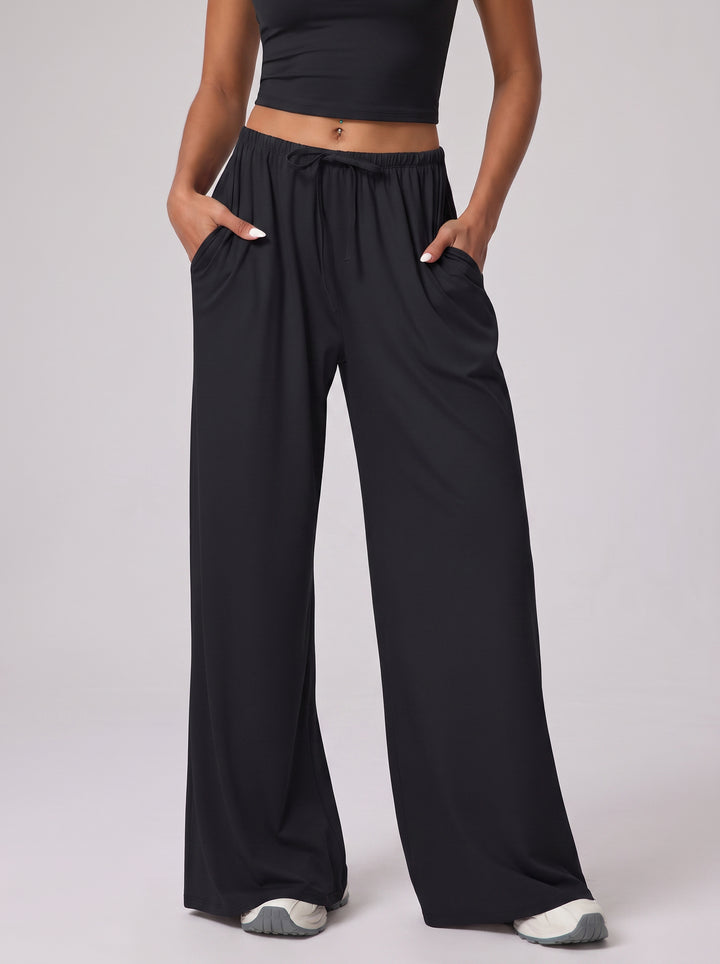 Buttery Soft Drawstring Wide Leg Pants