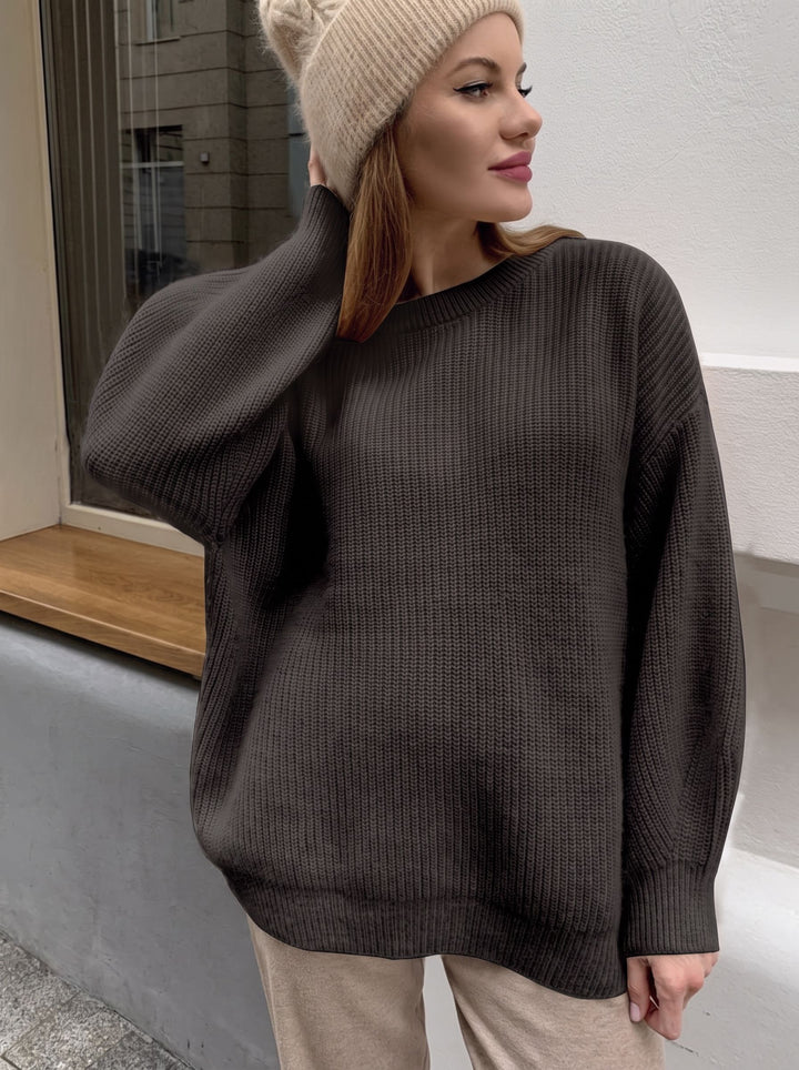 Cozy Soft Fuzzy Oversized Pullover Sweater