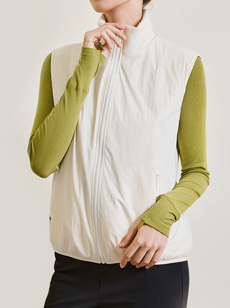 Lightweight Quilted Zip Up Vest