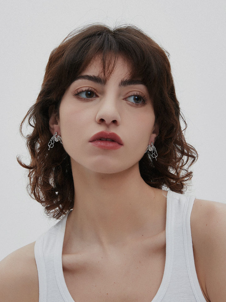 Abstract Artistic Figure Statement Earrings