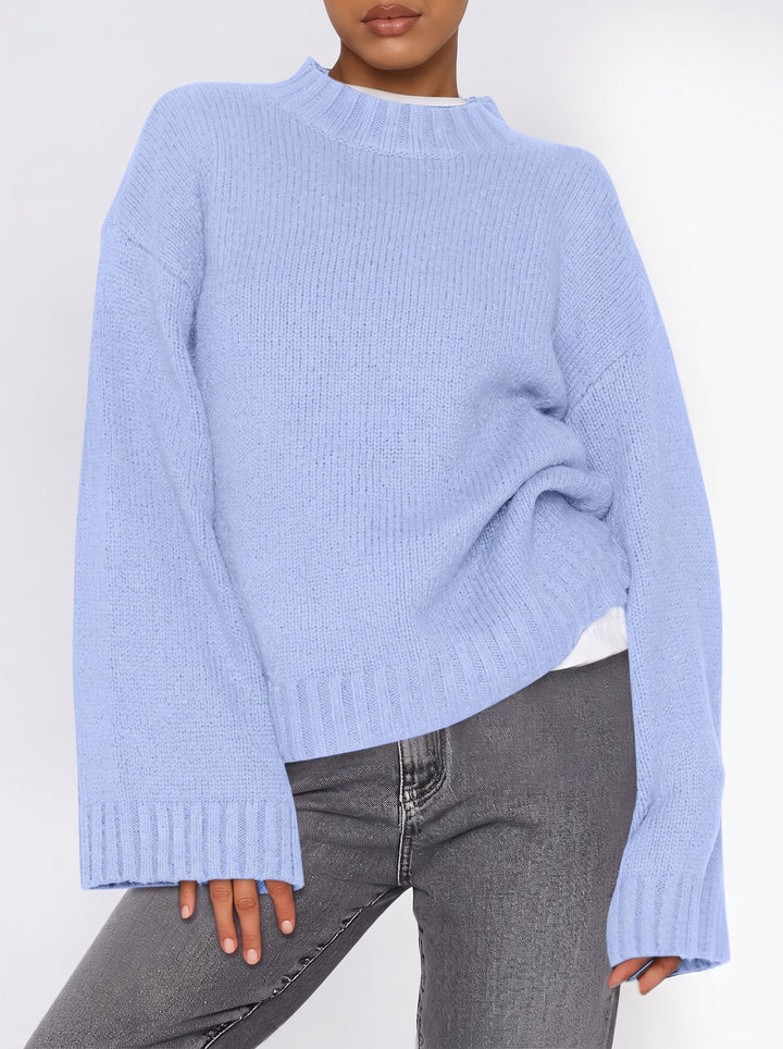 Cozy Bell Sleeve Knit Sweater