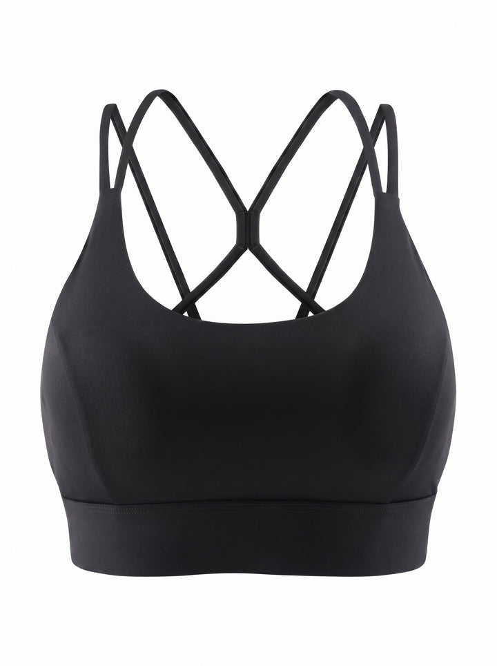 Strappy Back Medium Support Sports Bra