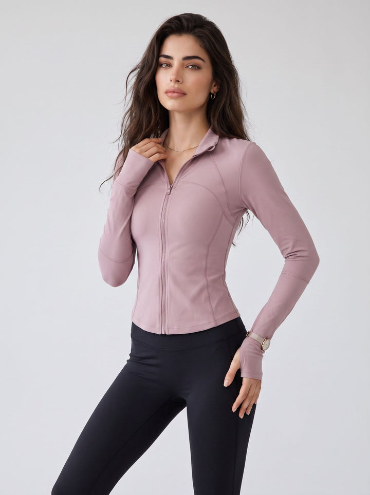 Breathable Mesh Back Yoga Jacket