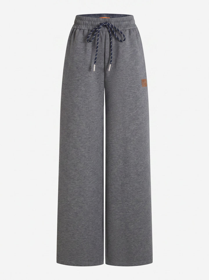Comfy Drawstring Wide Leg Sweatpants