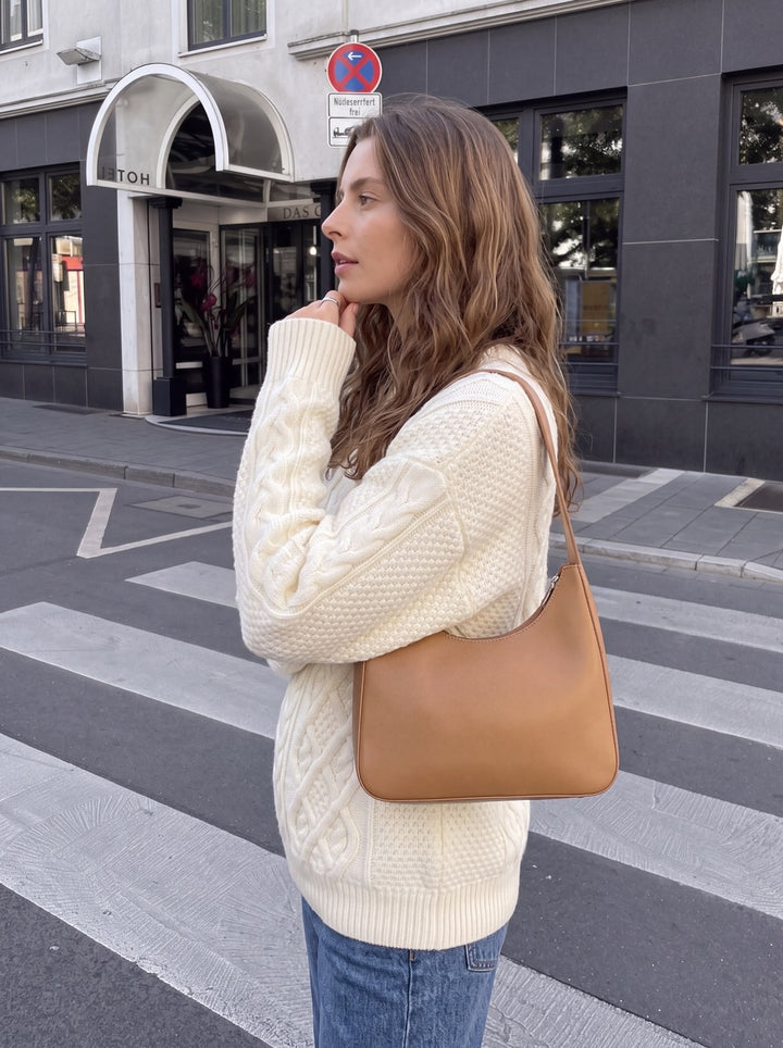 Cozy Oversized Cable Knit Sweater