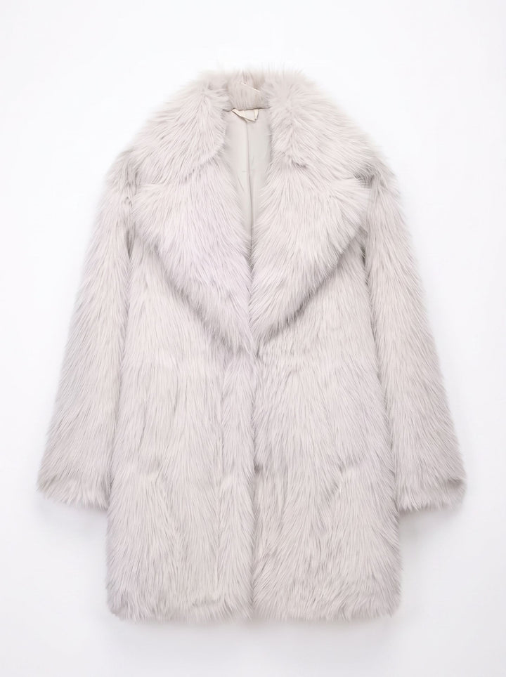 Plush Soft Cropped Faux Fur Coat