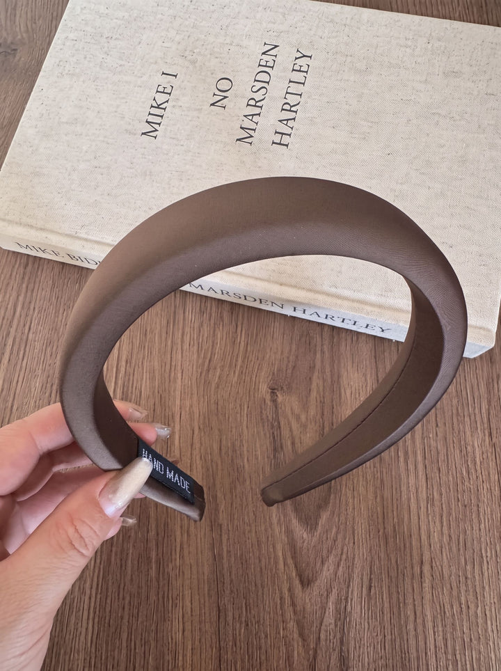 Minimalist Padded Satin Headband