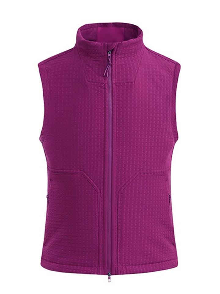 Lightweight Quilted Stand Collar Vest