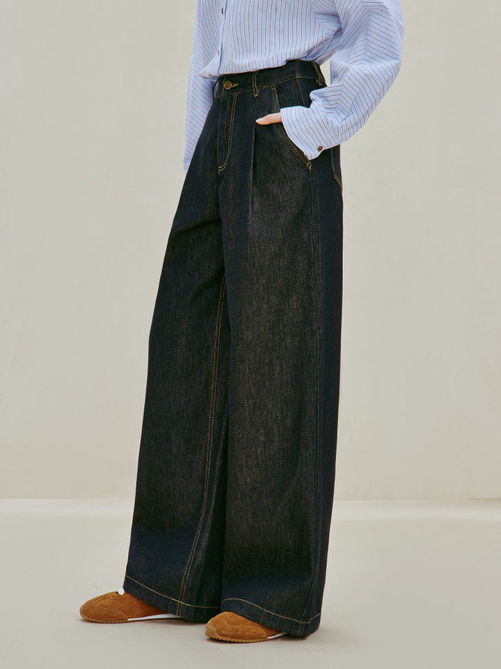 High Waisted Wide Leg Jeans