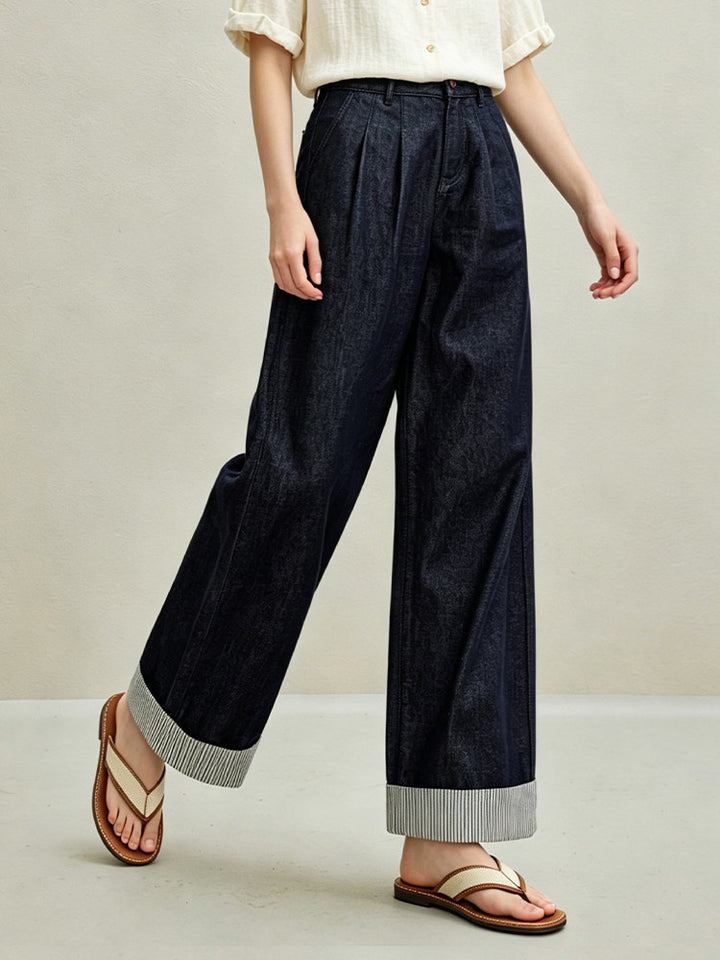 High Waisted Wide Leg Jeans