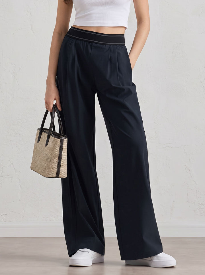 High Waisted Wide Leg Athletic Pants