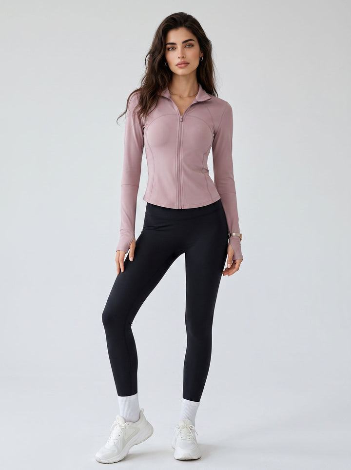Breathable Mesh Back Yoga Jacket