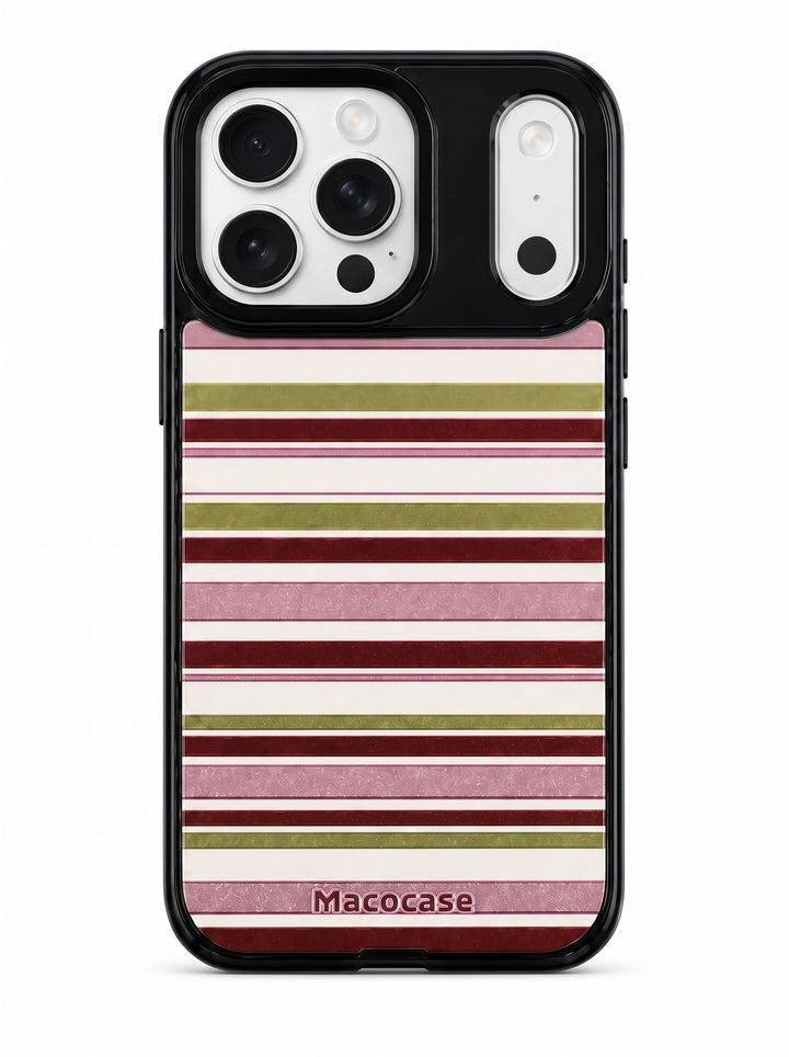 Multicolor Striped Pattern Phone Case