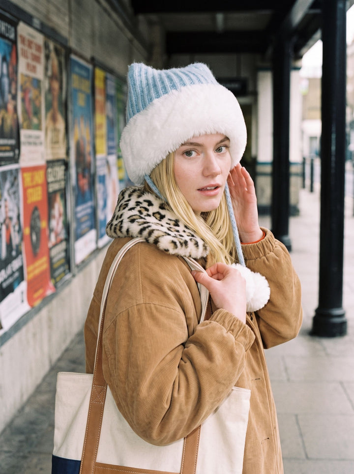 Cozy Faux Fur Cat Ear Hat