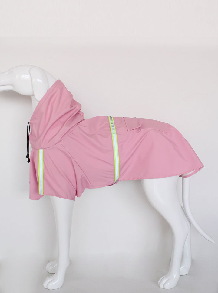Waterproof Reflective Hooded Dog Raincoat