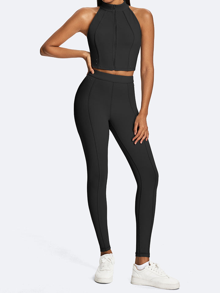 Sculpting Zip Front Yoga Set