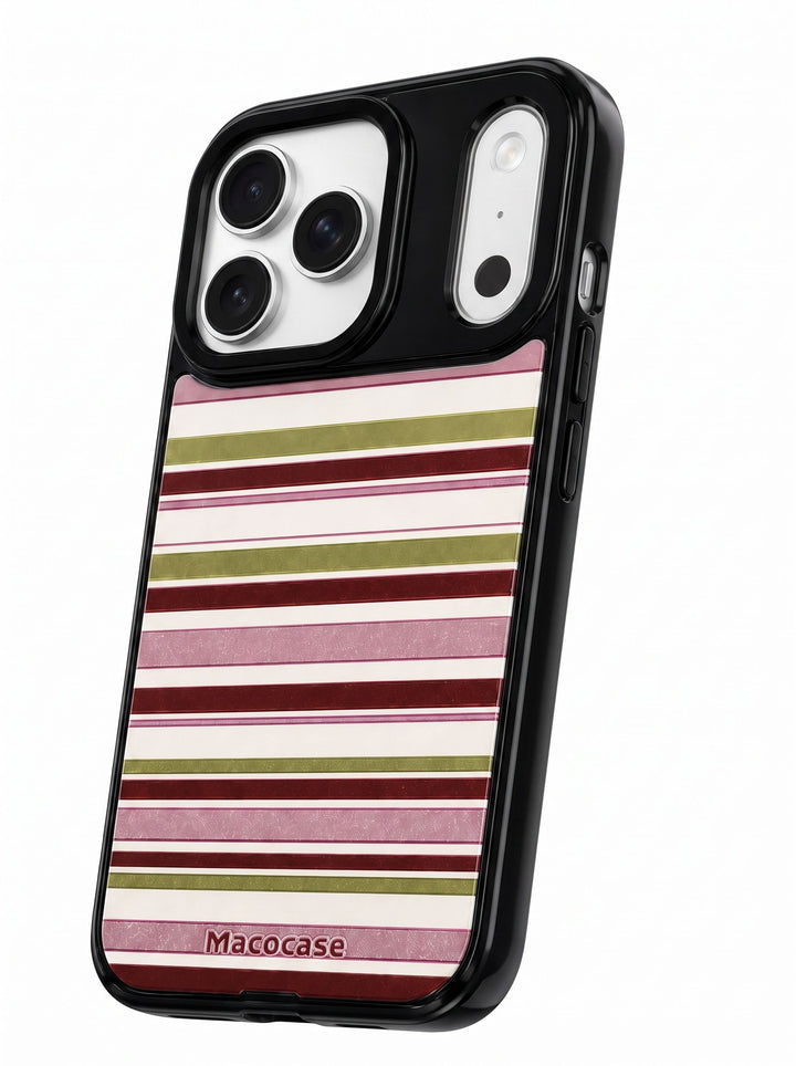Multicolor Striped Pattern Phone Case