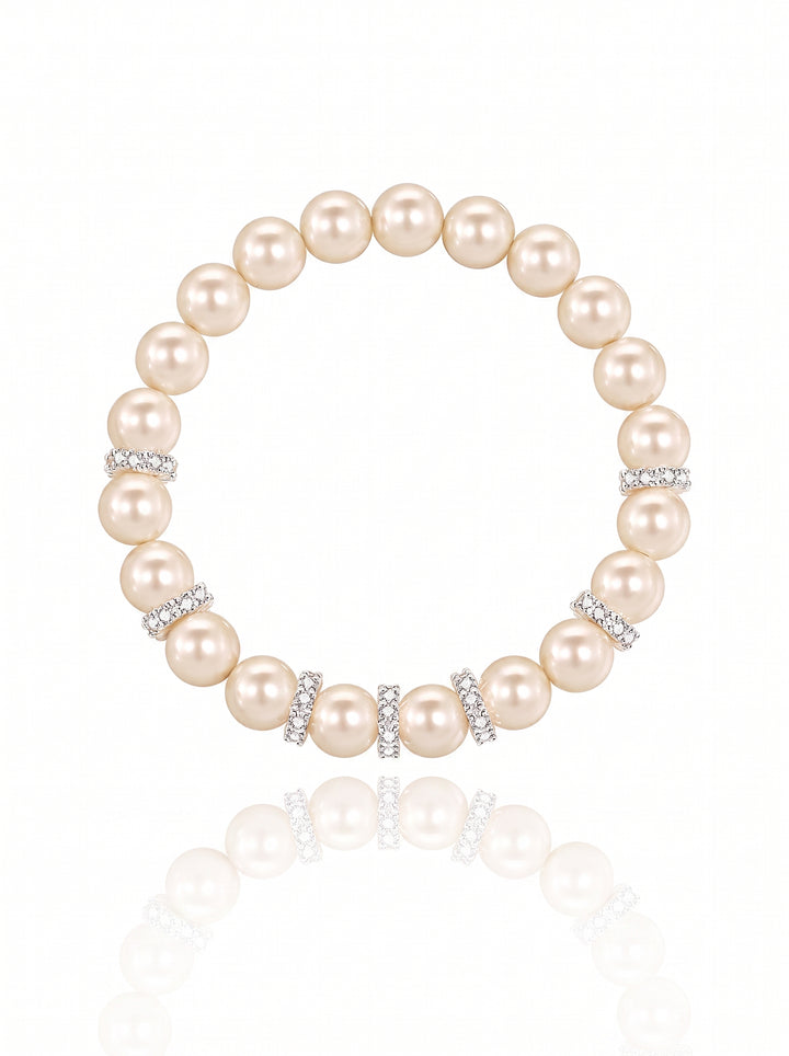Elegant Chic Pearl Beaded Bracelet
