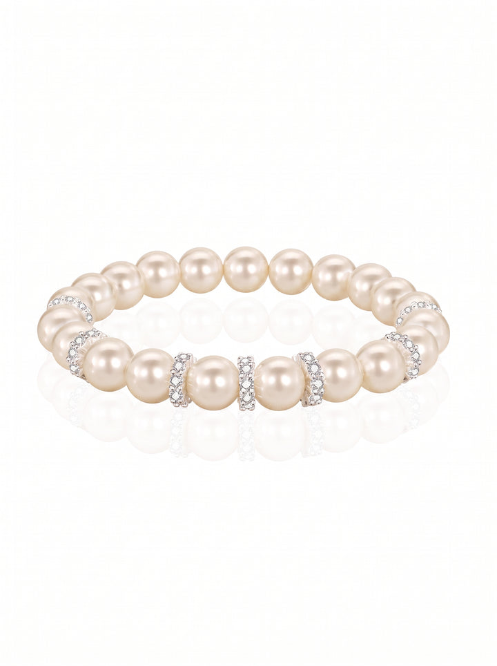 Elegant Chic Pearl Beaded Bracelet