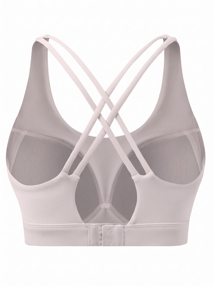 Crisscross Back Adjustable Sports Bra