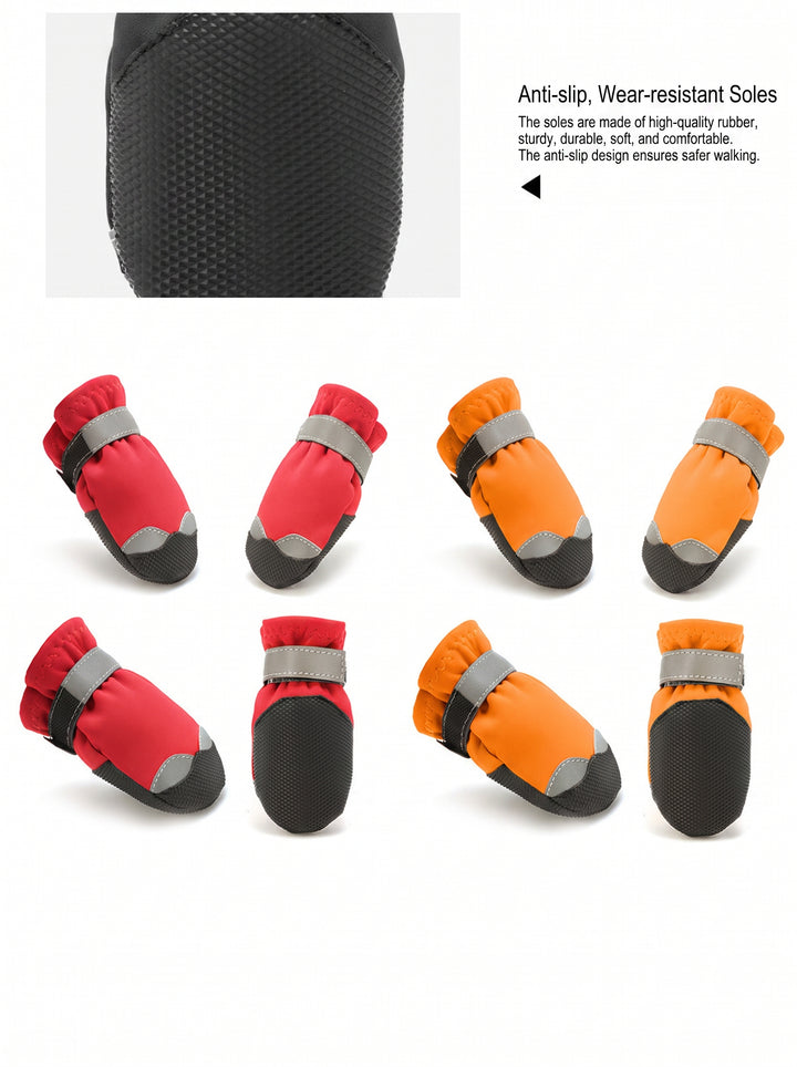 Waterproof Non Slip Reflective Dog Shoes