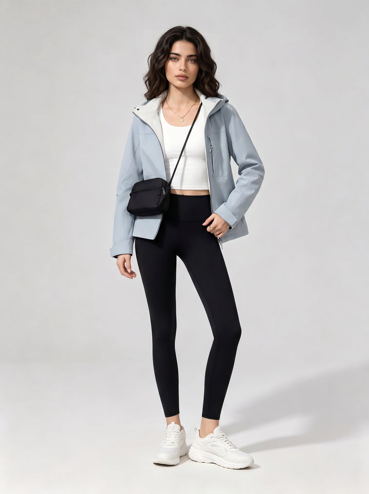 Waterproof Windproof Lightweight Women Rain Jacket