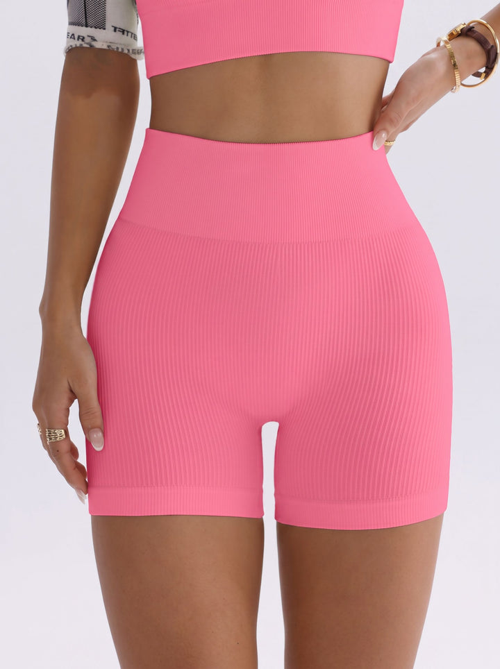 High-Waisted Seamless Comfort Yoga Shorts