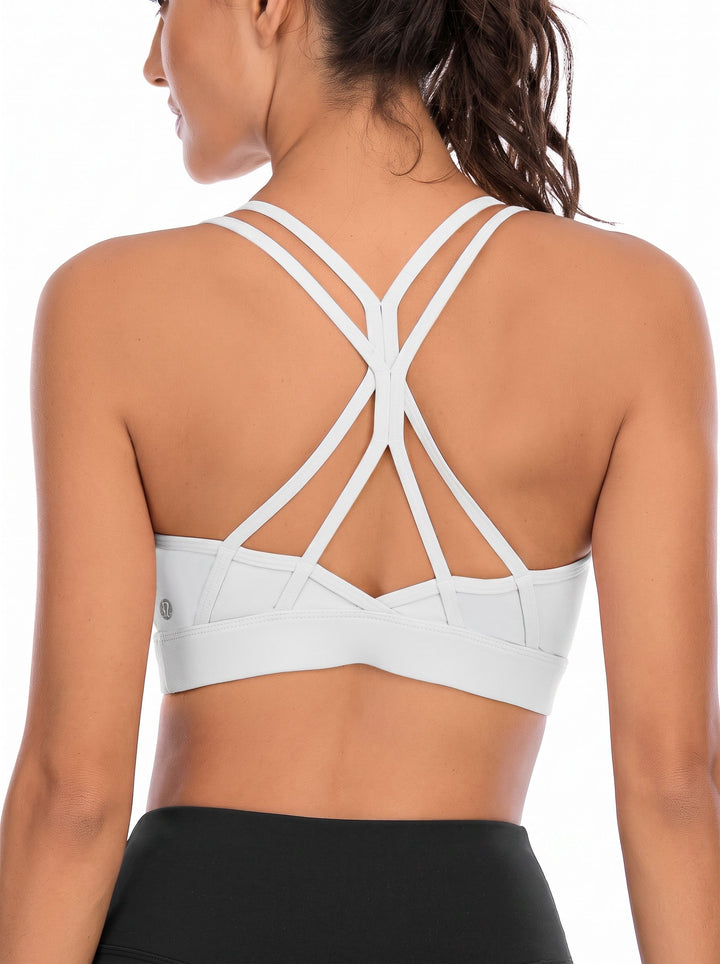 Strappy Back Medium Support Sports Bra