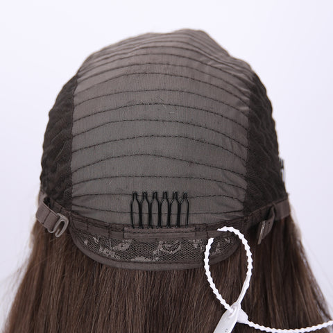 Long Straight With Bangs Synthetic Wig