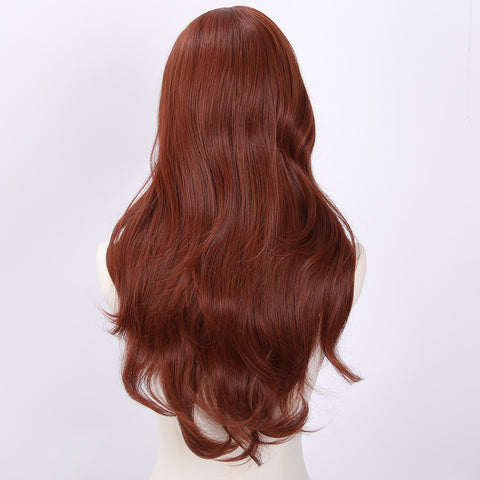 Long Wavy Auburn Synthetic Wig