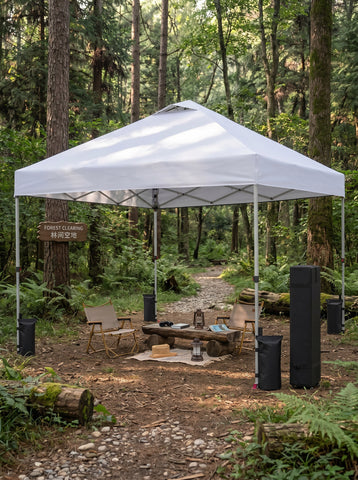 10x10 feet retractable tent, portable outdoor shelter, suitable for beaches, events, camping