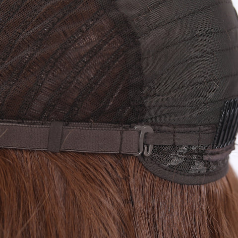Long Wavy Brown Synthetic Wig