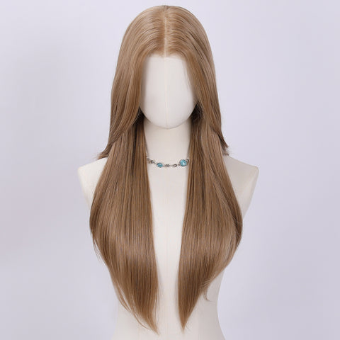 Long Straight Blonde Lace Front Wig