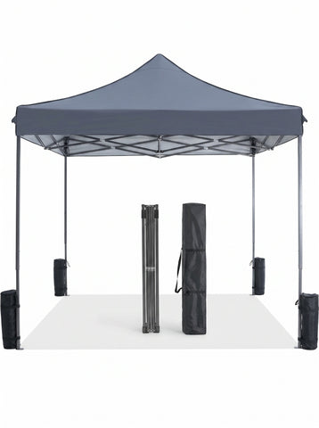 [World Cup 2026]10x10ft Pop Up Canopy Tent Easy Setup Outdoor Shade Instant Portable Sun Shelter Canopy Tent for Parties Camping Beach
