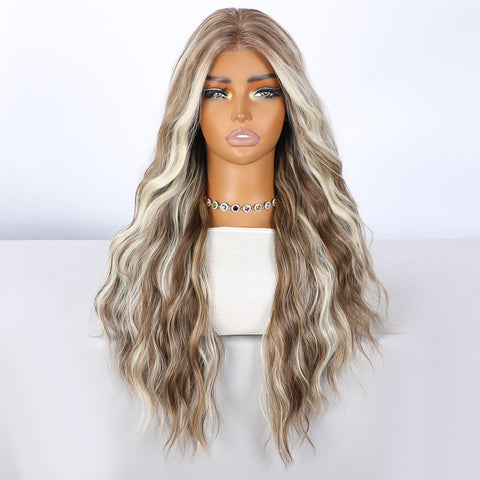 Blonde Ombre Long Wavy Lace Front Wig