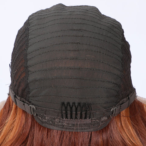 Lace Front Ombre Brown Synthetic Wig