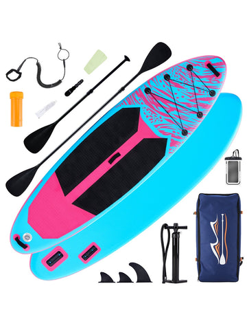 An inflatable stand-up kayak, equipped with anti-slip deck, durable high-quality materials and complete kayak accessories