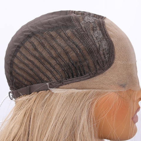 Long Straight Blonde Lace Front Wig