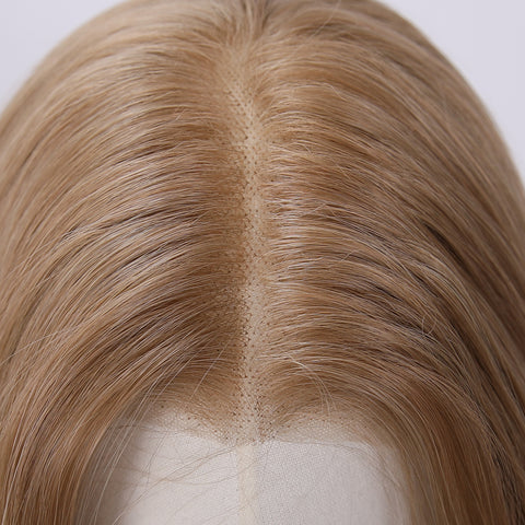 Long Straight Blonde Lace Front Wig