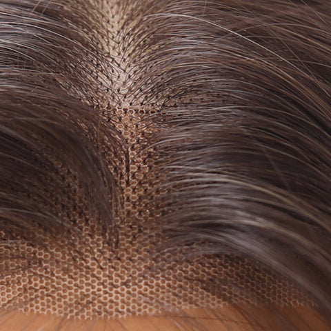 Long Wavy Brown Synthetic Wig