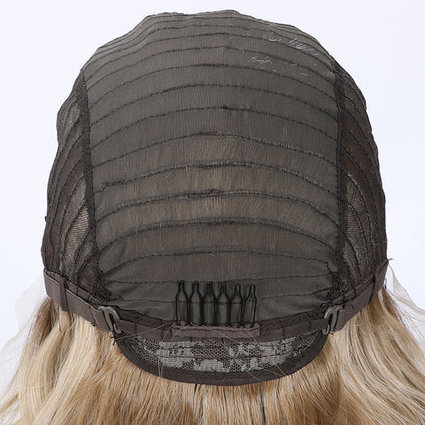 Light Golden Wavy Lace Front Wig