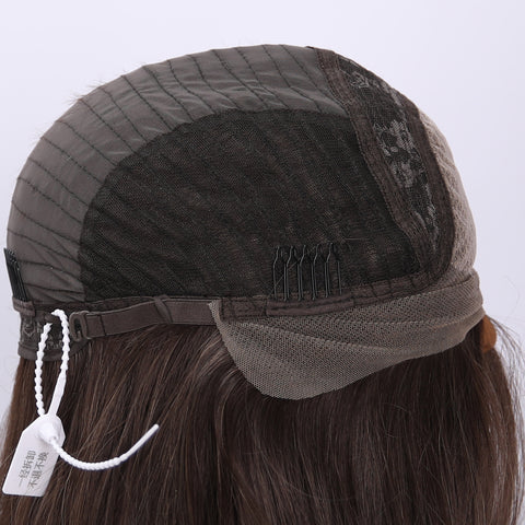 Long Straight With Bangs Synthetic Wig