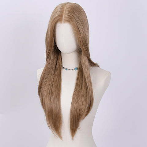 Long Straight Blonde Lace Front Wig
